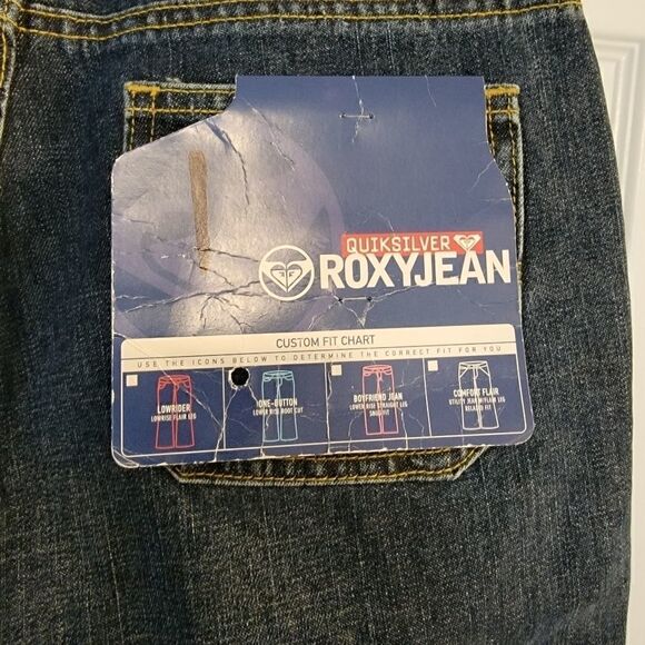 ROXY Quicksilver One button bootcut Jeans size 1 NWT - Picture 5 of 7